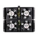 Extralink 4 Way fan unit for standing cabinets, 2m cable with EU plug Extralink 4 Way fan unit for standing cabinets, 2m cable with EU plug