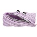 Pencil case ZIPIT Grillz Monster Pouch, ZTM-GR5, Lilac color Pencil case ZIPIT Grillz Monster Pouch, ZTM-GR5, Lilac color