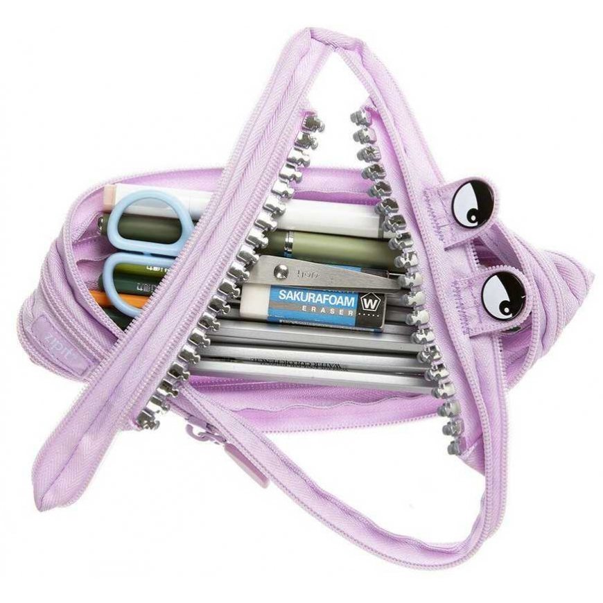 Penalas-pieštukinė ZIPIT Grillz Monster Pouch, ZTM-GR5, Alyvinės spalvos – 3