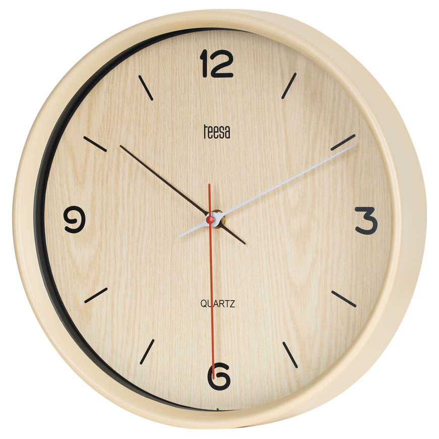 Teesa Wall clock 30 cm light