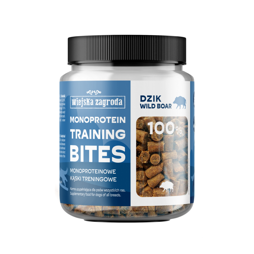 WIEJSKA ZAGRODA Monoprotein training bites Wild boar - dog treat - 150g – 2