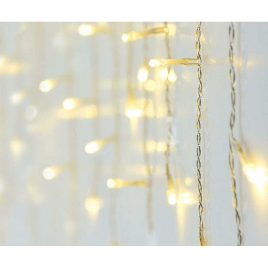 Christmas Decoration CHRISTMAS LIGHTS OUTDOOR LIGHT TASKS 180 LED CONTROLLER WARM TIMER White CLEAR CABLE – 3