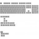 Keyboard Glorious Polychroma V2 Keycaps, ANSI Layout (US), Polycarbonate, UV-Druck - Transparent