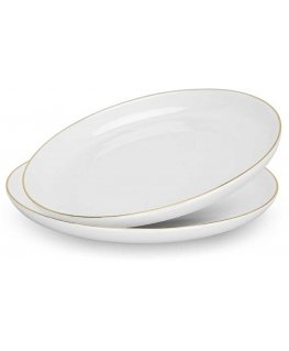 Fissman Dessert plates 20 cm / 2 pcs Floree (porcelain)