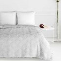 Eurofirany Koc narzuta 150x200 Caro silver with microfiber D91
