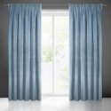 Naktinė užuolaida iš minkšto aksomo Eurofirany DIVA LINE RIA 140X270 cm, juosta/ tunelis/ kabliukai, 300g/m2, spalva: mėlyna Naktinė užuolaida iš minkšto aksomo Eurofirany DIVA LINE RIA 140X270 cm, juosta/ tunelis/ kabliukai, 300g/m2, spalva: mėlyna