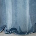 Naktinė užuolaida iš minkšto aksomo Eurofirany DIVA LINE RIA 140X270 cm, juosta/ tunelis/ kabliukai, 300g/m2, spalva: mėlyna Naktinė užuolaida iš minkšto aksomo Eurofirany DIVA LINE RIA 140X270 cm, juosta/ tunelis/ kabliukai, 300g/m2, spalva: mėlyna