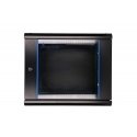 Extralink Rackmount cabinet 9U 600x600 Black wall mounted Extralink Rackmount cabinet 9U 600x600 Black wall mounted
