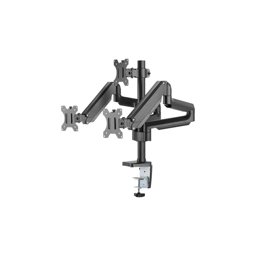 Deltaco ARM-0352 подставка / крепление для мониторов 68,6 cm (27") Стол Черный