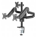 Deltaco ARM-0352 monitora stiprinājums un statīvs 68,6 cm (27") Galds Melns