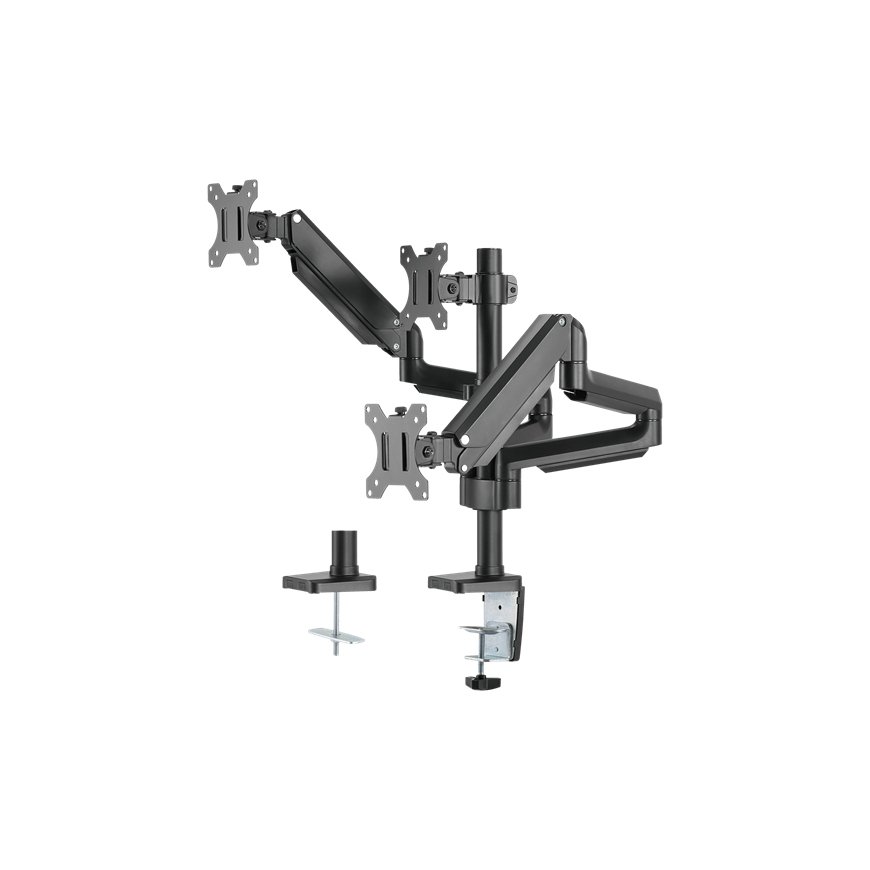 Deltaco ARM-0352 monitor mount / stand 68.6 cm (27") Desk Black – 2