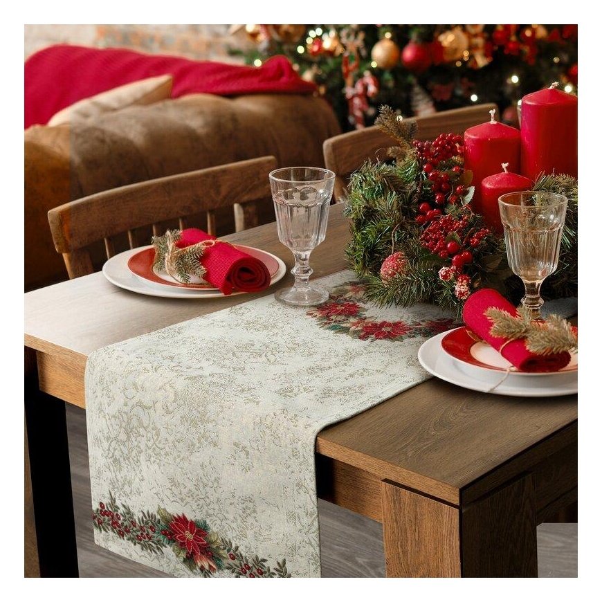 Eurofirany Euro curtains GOB/CHO/1193/ŚW 45X140 +/-5% NAT – 5