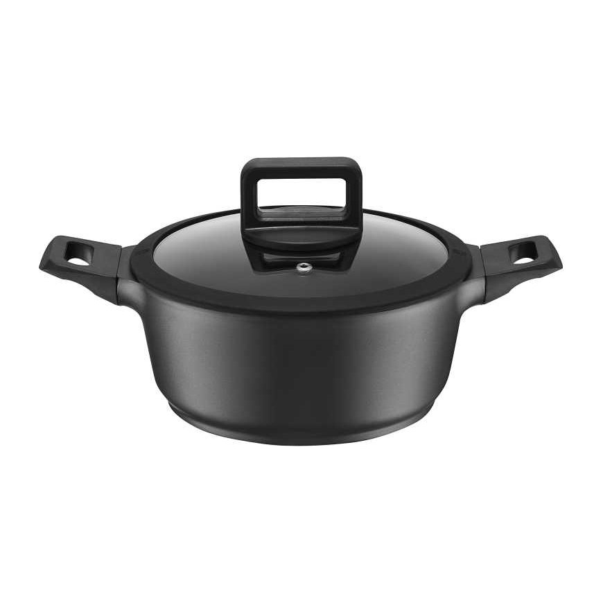 Aluminum pot with lid Enzo 24 cm AMBITION