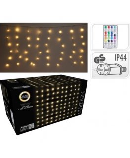 Christmas Decoration CHRISTMAS LIGHTS LIGHT TASKS OUT/IN 400 LED WW 200X200CM WITH REMOTE CONTROL