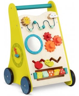 B. TOYS MEDINIS STUMDUKAS WALK AND LEARN