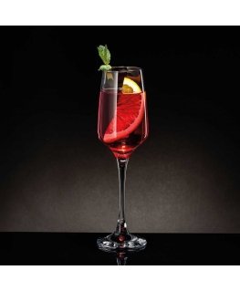Set of 6 Sparkle champagne glasses 230 ml AMBITION
