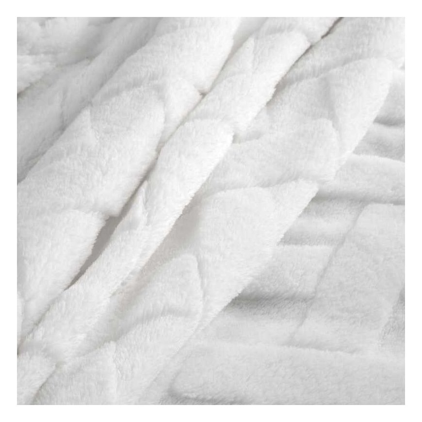 Eurofirany Blanket bedspread 200x220 Caro white with microfiber D91 – 5