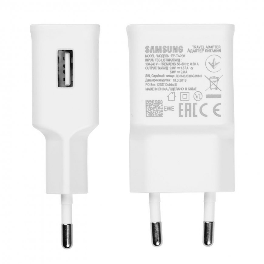 Samsung EP-TA200EWE Адаптивная 15W USB 3.1 Quick Charge 3.0 Быст – 4