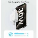 Įkroviklis Joyroom JR-TCF24 USB-C PD30W + USB-C to USB-C cable 1.0m baltas Įkroviklis Joyroom JR-TCF24 USB-C PD30W + USB-C to USB-C cable 1.0m baltas
