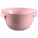 Basket with lid Jute round 2L Ø17x13cm pink Basket with lid Jute round 2L Ø17x13cm pink