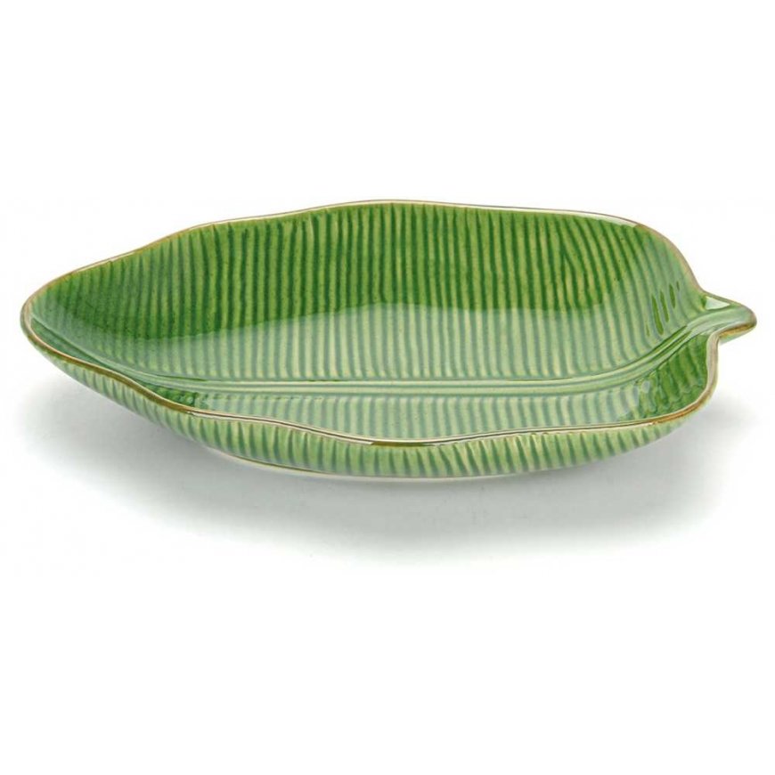 Fissman Dish Green 32.5x22.5x5 cm (ceramic)