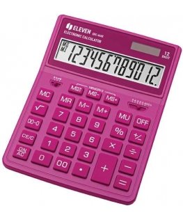 Eleven Eleven calculator SDC444XRPKE, pink, desktop, 12 places, dual power supply