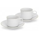 Fissman Cups with saucers 240 ml / 4 pcs Floree (porcelain) Fissman Cups with saucers 240 ml / 4 pcs Floree (porcelain)