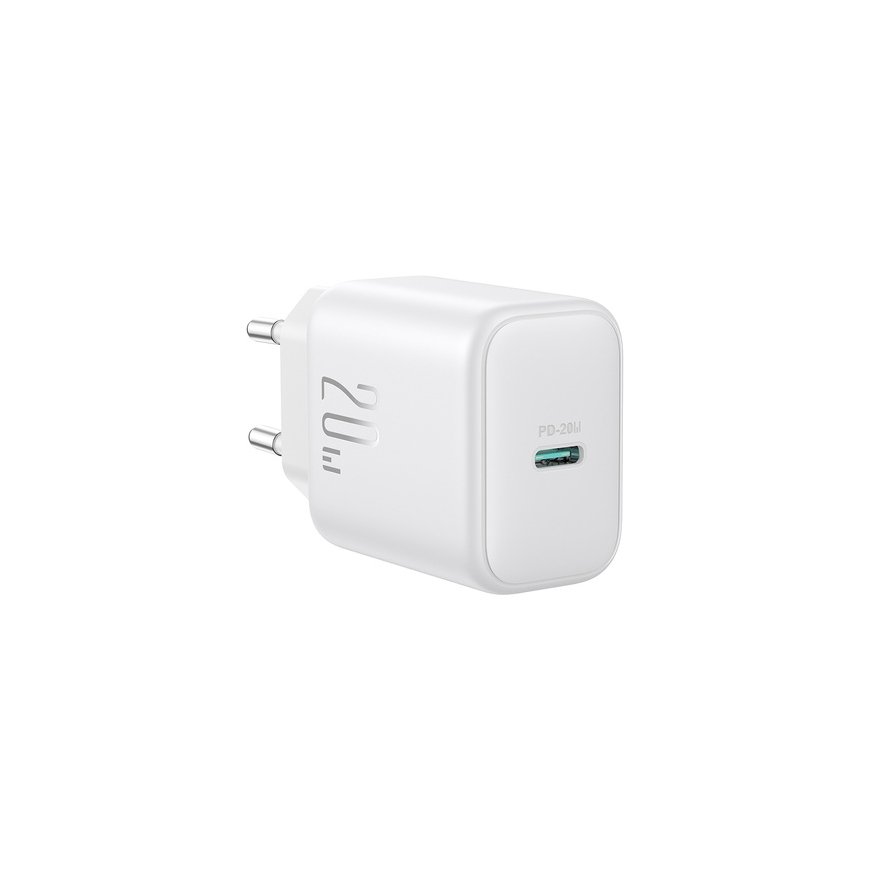Joyroom JR-TCF20 USB-C PD 20W network charger - white + USB-C |