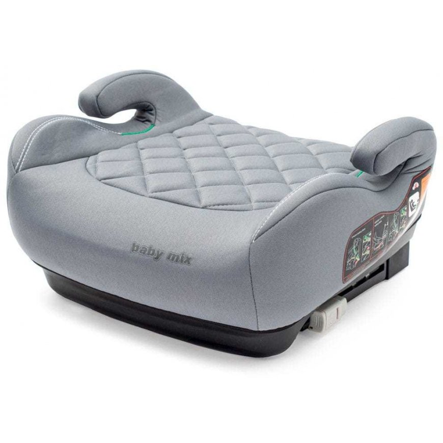 Baby Mix Hero Plus i-Size - stand, booster seat with isofix | Gray – 2