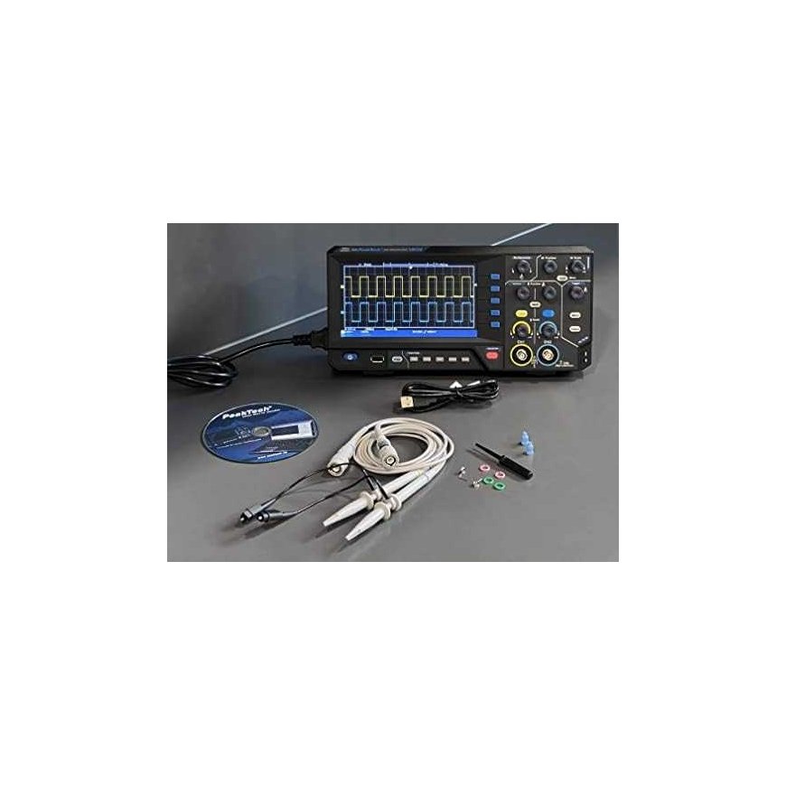 PeakTech® P 1403 50 MHz / 2CH, 500MS / s Skaitmeninės atminties osciloskopas – 4