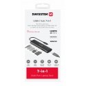 Swissten Aluminium Multi-Port Laptop Dock USB-C HUB 7-IN-1 USB-C 100W / HDMI 4K / USB-A 3.0 / 2x USB-A 2.0 / SD / MicroSD Swissten Aluminium Multi-Port Laptop Dock USB-C HUB 7-IN-1 USB-C 100W / HDMI 4K / USB-A 3.0 / 2x USB-A 2.0 / SD / MicroSD