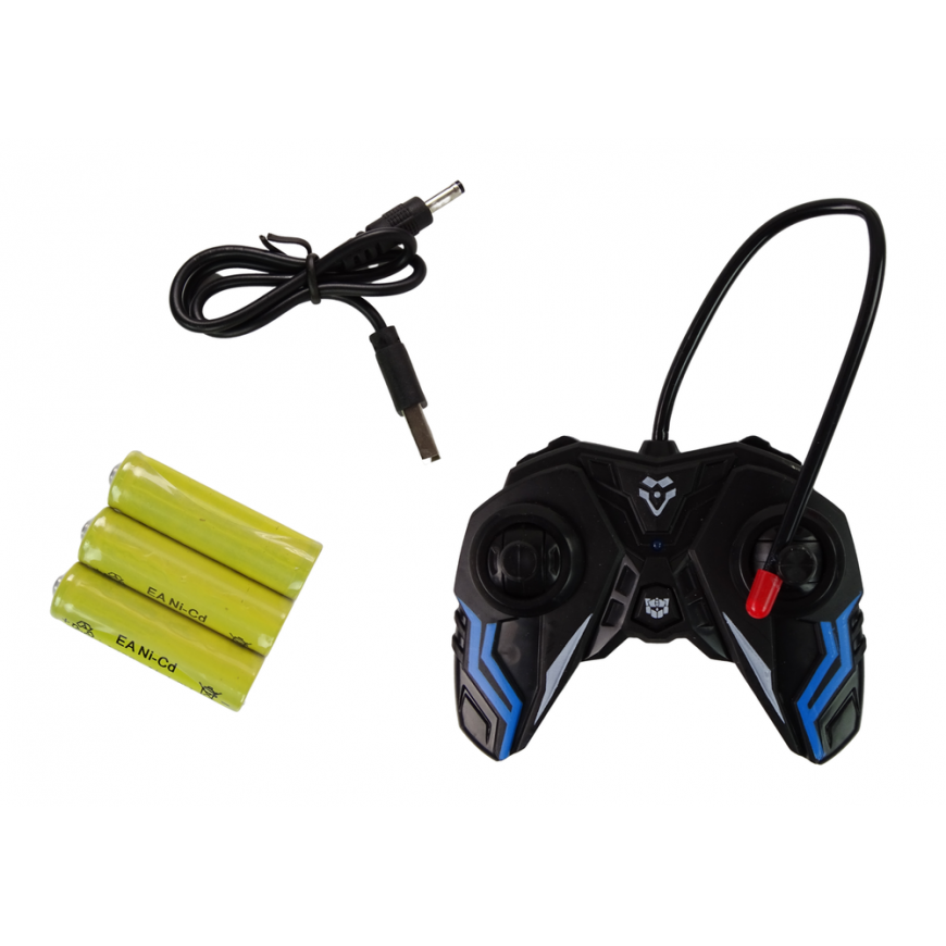 Lean Toys Automobilių robotų transformatoriai 2in1 Pilot R/C Light Sound Drift Spalva Raudona – 4