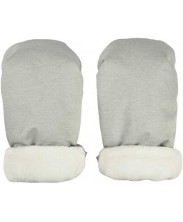 BEABA GLOVES FOR STROLLER, HEATHER Grey