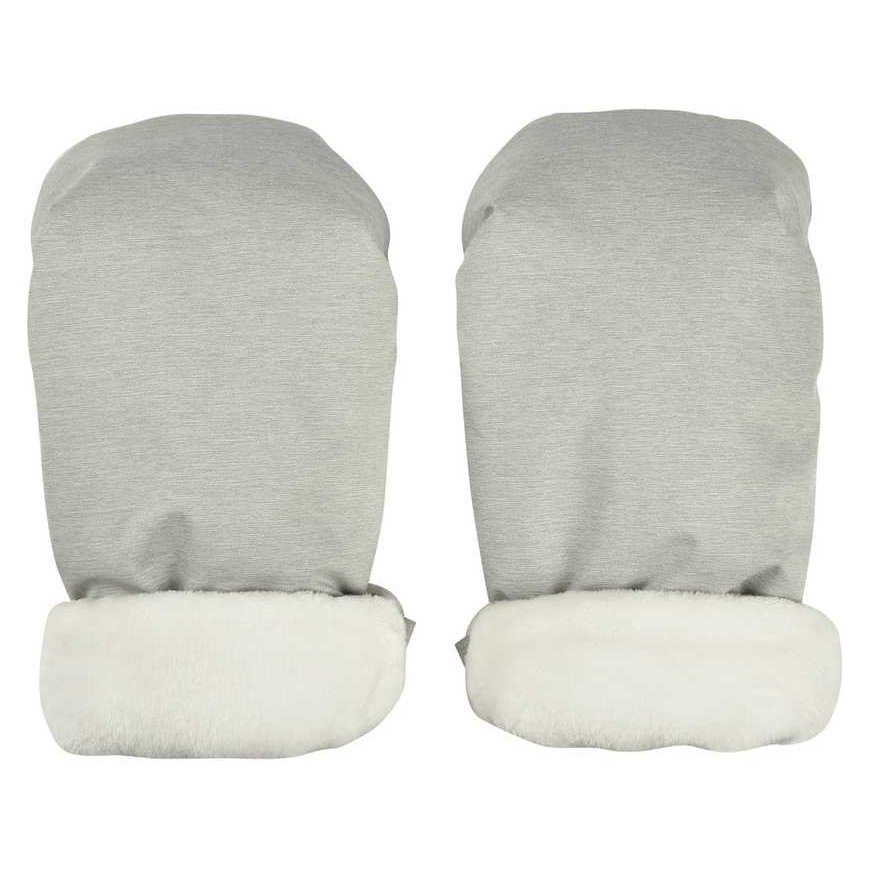 BEABA GLOVES FOR STROLLER, HEATHER Grey