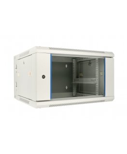 Extralink Rackmount cabinet 6U 600x600 AZH Gray wall mounted, swing type