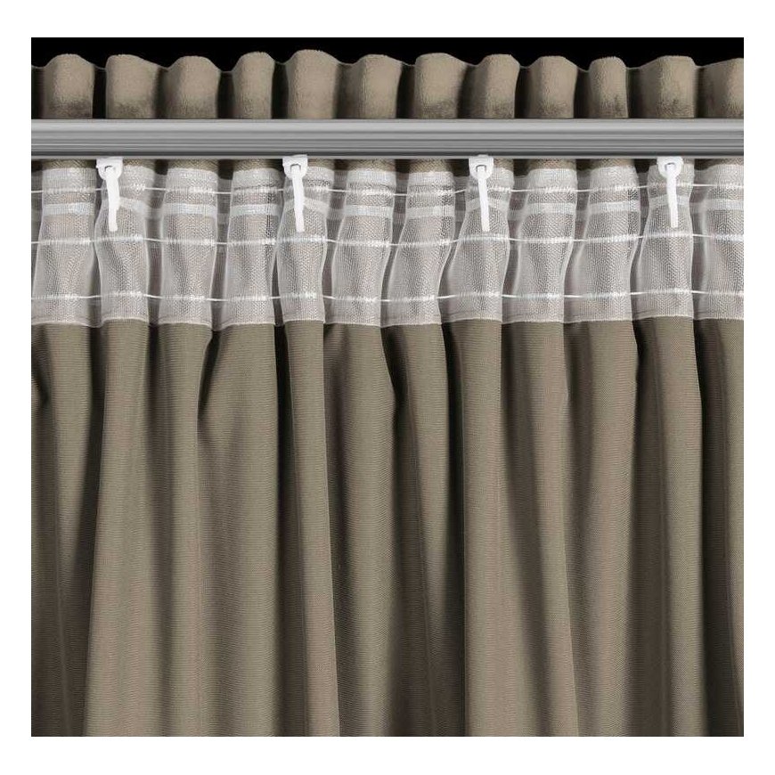 Eurofirany Euro užuolaidos ZAS/MELANIE/BROWN 140X270 T – 2