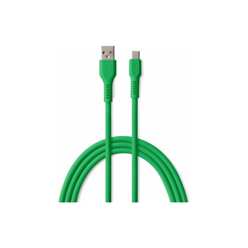 COLORUM cable USB-A - USB-C 1,8m 3A CK60-AC-04 xGreen
