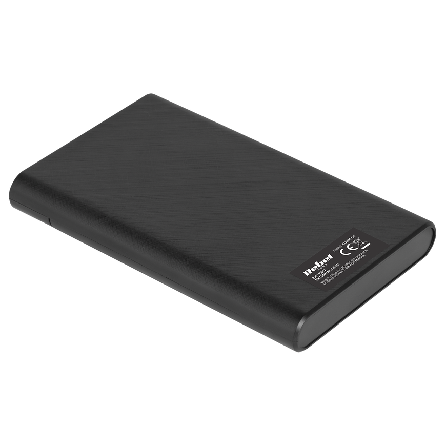 2.5" drive housing SATA USB C 3.1 Rebel aluminum – 2