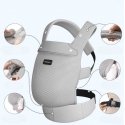 MOMCOZY ERGONOMINĖ KŪDIKIŲ NEŠIOKLĖ SU TINKLELIU, PILKA MOMCOZY ERGONOMINĖ KŪDIKIŲ NEŠIOKLĖ SU TINKLELIU, PILKA