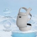 MOMCOZY ERGONOMIC BABY CARRIER WITH MESH, GRAY MOMCOZY ERGONOMIC BABY CARRIER WITH MESH, GRAY