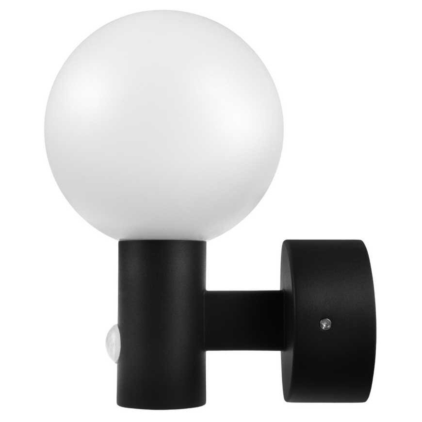 Maclean PIR motion sensor LED lamp black 15W IP65 1600lm 4000K – 2