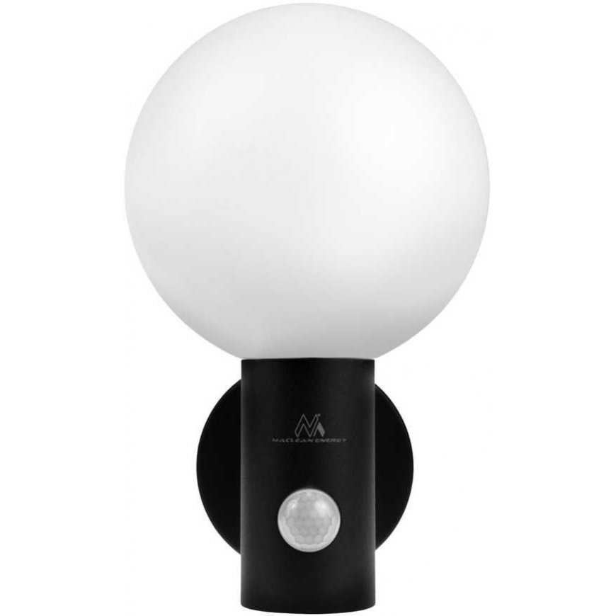 Maclean PIR motion sensor LED lamp black 15W IP65 1600lm 4000K – 3