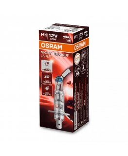 Osramautomotive OSRAM Automobilinės lemputės NIGHT BREAKER LASER +150% H1 55W 12V P14.5S 2vnt