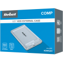 2,5" disko korpusas SATA USB C 3.1 Rebel skaidrus 2,5" disko korpusas SATA USB C 3.1 Rebel skaidrus