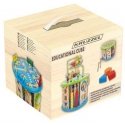 Wooden educational cube Kruzzel 24670 Wooden educational cube Kruzzel 24670
