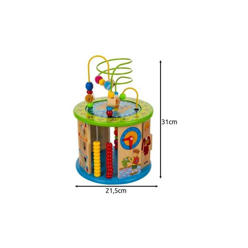 Wooden educational cube Kruzzel 24670 – 3
