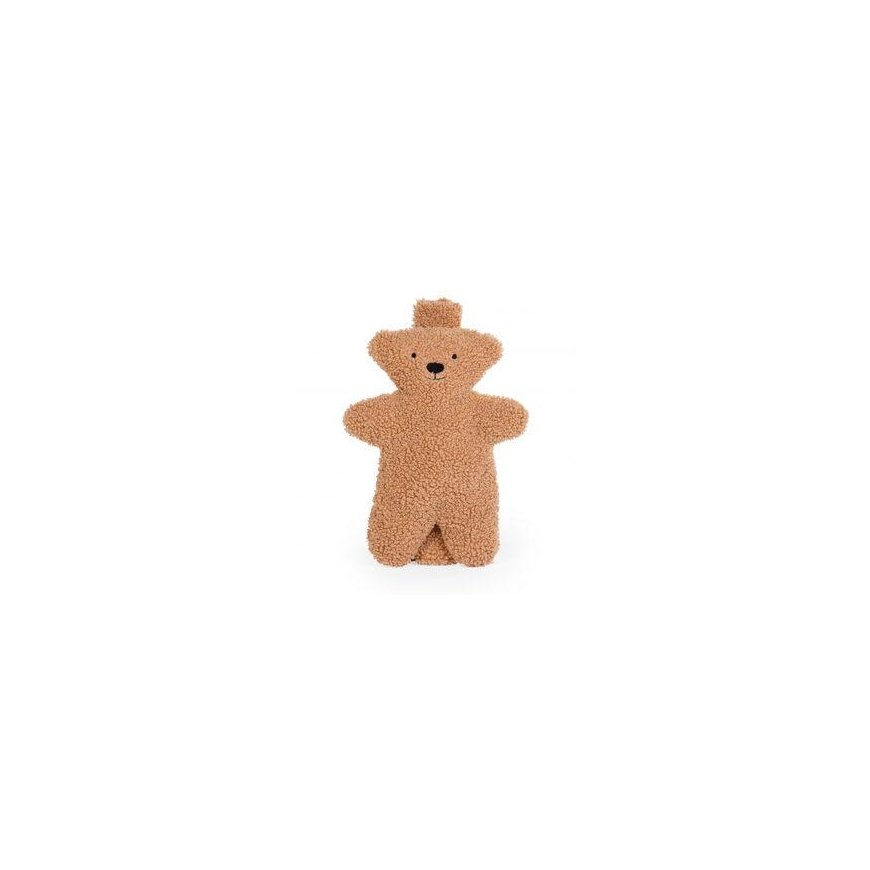 CHILDHOME CAR SEAT BELT PADDING TEDDY BROWN