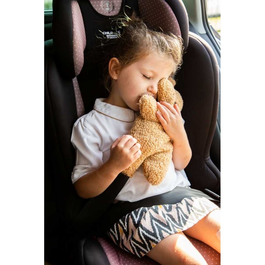 CHILDHOME CAR SEAT BELT PADDING TEDDY BROWN – 4