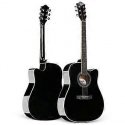 V-TONE AG TWO BK 4/4 akustiline kitarr, must
