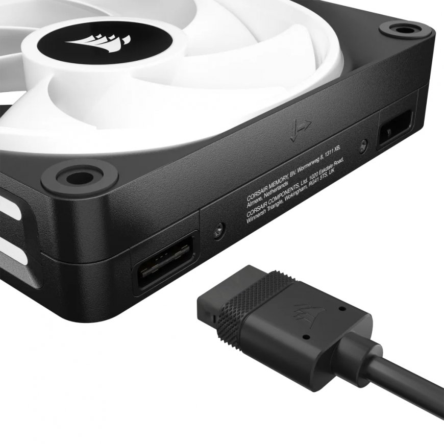 Corsair CO-9051001-WW computer cooling system Computer case Fan 12 cm Black, White 1 pc(s) – 5